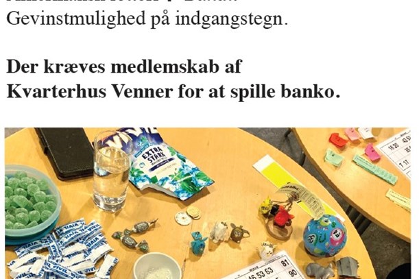 Inger, Tina og Preben er klar med tallene og gevinsterne